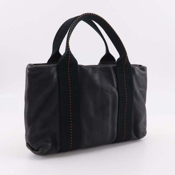 Hermes HERMES Caravan Horizontal PM Handbag Veau Derma Black Zipper Women's - Picture 3 of 16